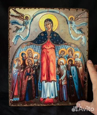 Икона "Покров Пресвятой Богородицы" Старение — необычный подарок