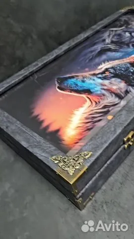 Нарды под стеклом «Оппоненты» — красивый подарок