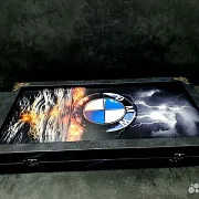 Нарды под стеклом «BMW» — оригинальный подарок — фотография 7