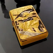 Бензиновая зажигалка Zippo "Рысь" в подарок — фотография 1
