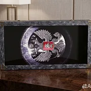 Нарды под стеклом «Герб России» в подарок — фотография 5