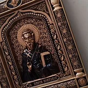 Икона резная Мирон Критский — красивый подарок — фотография 10
