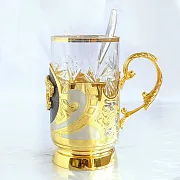 Подстаканник «Пантера» из Златоуста — оригинальный подарок — фотография 4
