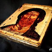 Подарочная икона с ковчегом "Спас Ярое Око" — фотография 4