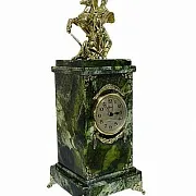 Интерьерные часы «Георгий Победоносец» из нефрита — оригинальный подарок — фотография 3