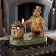 Фигурка «Крот банкир» из бронзы и камня — оригинальный подарок — фотография 1