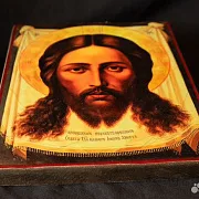 Икона "Нерукотворный образ Спасителя нашего Иисуса — необычный подарок — фотография 3