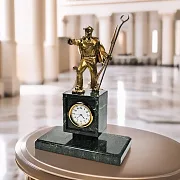 Часы с фигурой металлурга — необычный подарок — фотография 1