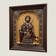 На память: Икона резная Святой Виктор — фотография 3