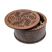 На память: Мужской кожаный ремень «Kawasaki» с бронзовой пряжкой — фотография 3
