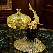 Икорница "Обсидиан". Златоуст — красивый подарок — фотография 1