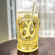 Подстаканник «60 лет» для чая на юбилей — красивый подарок — фотография 1