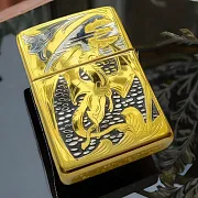 Зажигалка Zippo с гравировкой "Дракон" — необычный подарок — фотография 1
