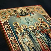 Икона "Собор целителей, чудотворцев " — необычный подарок — фотография 6
