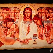 Икона современного письма "Тайная Вечеря" — красивый подарок — фотография 1