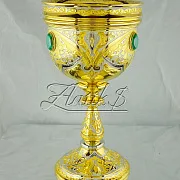 В подарок: Кубок для вина "Малахит" №3. Златоуст — фотография 2