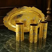 Набор для водки "На троих" Златоуст — красивый подарок — фотография 1