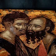 Икона святых Апостолов Петра и Павла — необычный подарок — фотография 5