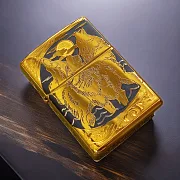Подарочная зажигалка Zippo оригинал "Волки" — фотография 1