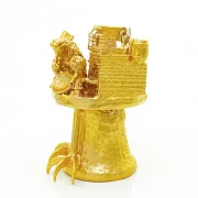 Позолоченный колокольчик «Баба Яга» в подарок — фотография 3