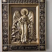 Резная икона Ангел Хранитель — красивый подарок — фотография 4