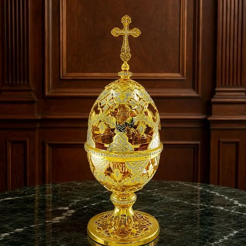На память: Сувенир "Пасхальное яйцо" Златоуст.