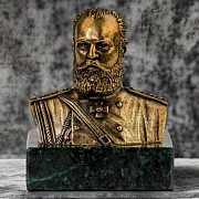 Подарочный бронзовый бюст «Александр III» — фотография 1