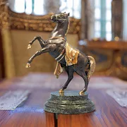 Фигурка «Конь» из бронзы, 95×140×190 мм — оригинальный подарок — фотография 1