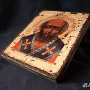 Икона святого Николая под старину в подарок — фотография 6