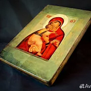 На память: Икона Богоматерь Владимирская. С ковчегом — фотография 4