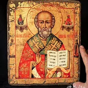 На память: Святой Николай Угодник". Икона — фотография 1