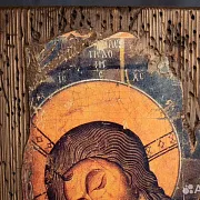 Икона деревянная «Христос во гробе» в подарок — фотография 5