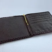 На память: Кожаный зажим «Герб» №2 — фотография 2